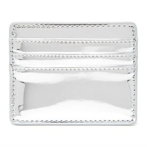 Silver Metallic Card Holder